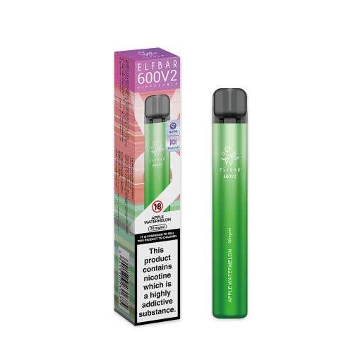 Elf Bar 600 V2 Disposable Kit 2% - Apple Watermelon