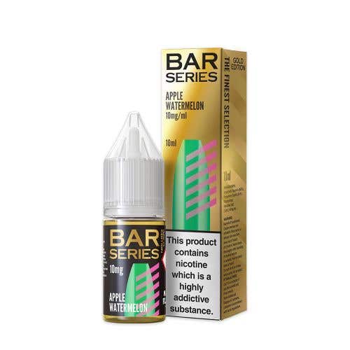 Bar Series Gold Edition Apple Watermelon Nic Salt E-Liquid - 10mg