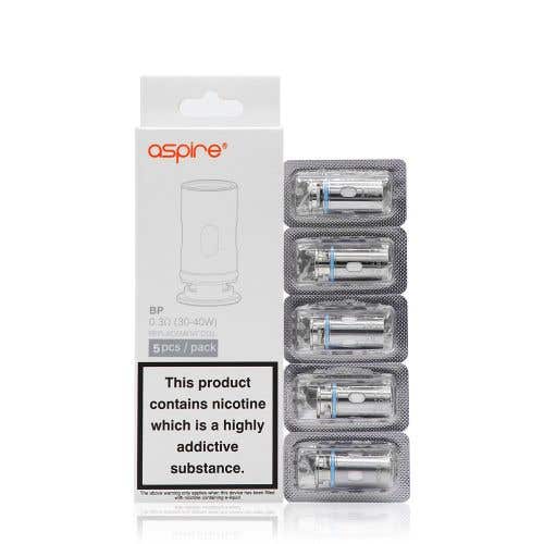 Aspire BP Replacement Coils - Pack of five, 0.3ohm Mesh DTL