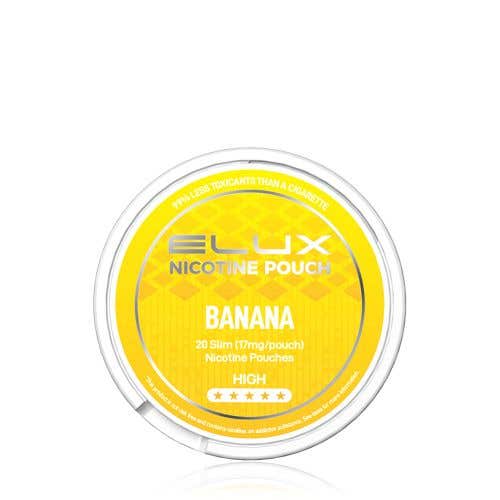 Elux Nicotine Pouches - 17mg per pouch High - Banana