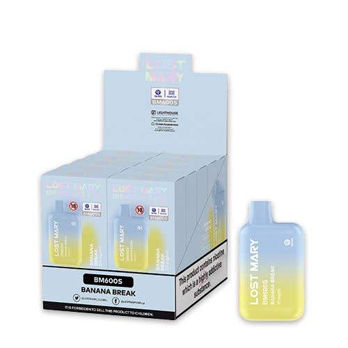 Lost Mary BM600S Disposable Kit 10 x Multipack - 20mg - Banana Break