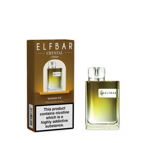Elf Bar Crystal CR600 Disposable Vape Kit - Banana Ice