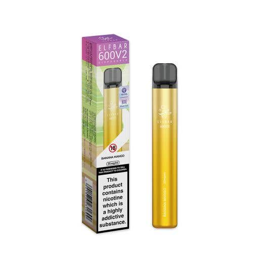 Elf Bar 600 V2 Disposable Kit 2% - Banana Mango