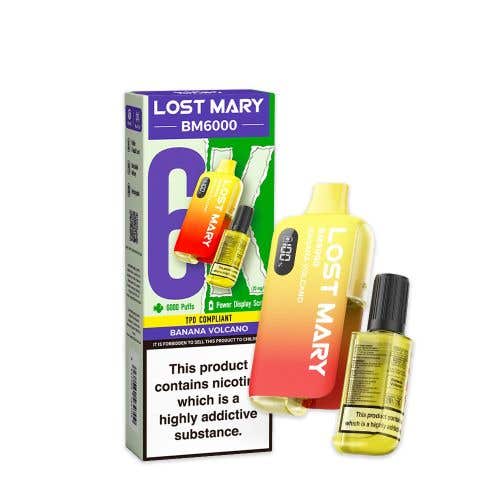 Lost Mary BM6000 Disposable Kit - 20mg - Banana Volcano