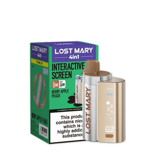 Lost Mary 4-in-1 Prefilled Pod Vape Kit - Berry Apple Peach