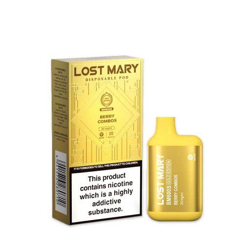Lost Mary BM600S Gold Edition Disposable Vape Kit - Berry Combos