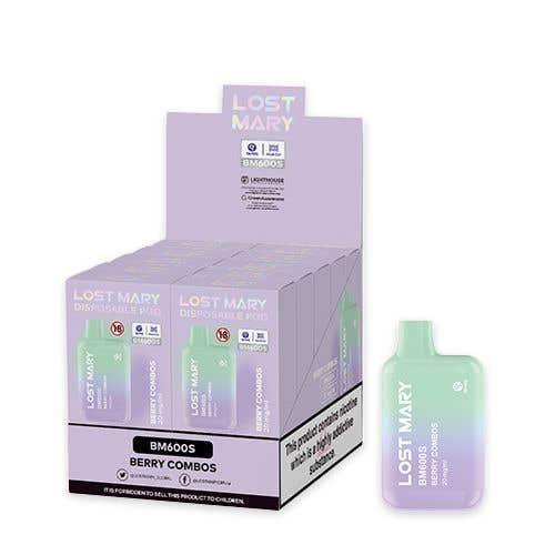 Lost Mary BM600S Disposable Vape Kit 10 x Multipack - Berry Combos
