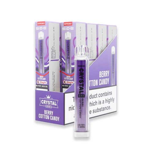 SKE Crystal Bar Disposable Kit 10 x Multipack - 20mg - Berry Cotton Candy