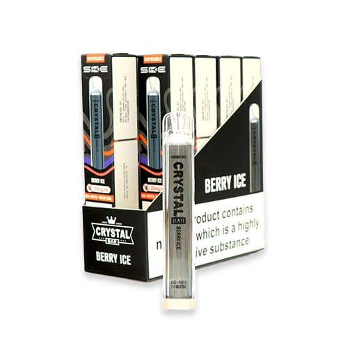 SKE Crystal Bar Disposable Vape Kit 10 x Multipack - Berry Ice