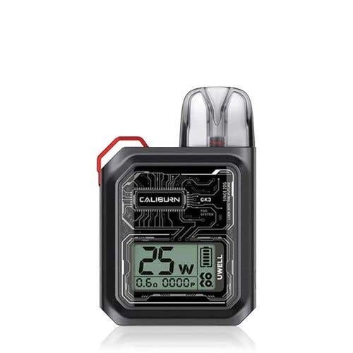 Uwell Caliburn GK3 Pod Vape Kit - Black