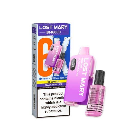 Lost Mary BM6000 Disposable Kit - 20mg - Blackberry Ice