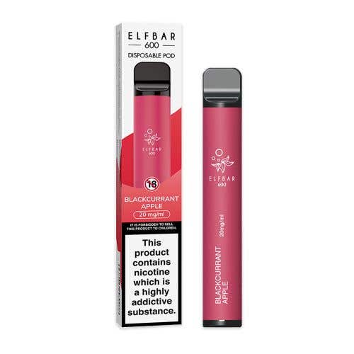 Elf Bar 600 Disposable Vape Kit - Blackcurrant Apple