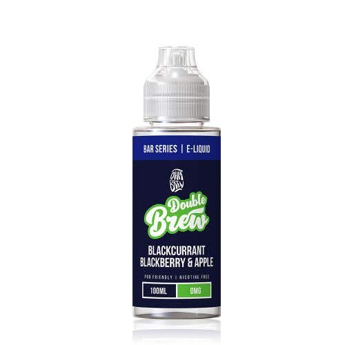 Ohm Brew Double Brew Bar Series Blackcurrant Blackberry & Apple 100ml Shortfill