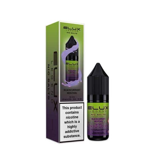 Elux Legend Blackcurrant Menthol Nic Salt E-Liquid
