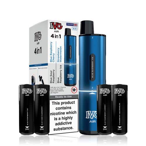 IVG Air 4-in-1 Disposable Vape Kit -  Blue Edition