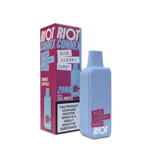 Riot Connex Prefilled Vape Pods - Blue Cherry Burst