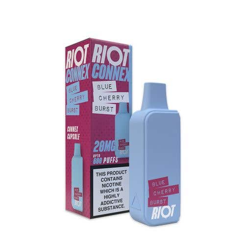 Riot Connex Blue Cherry Burst Prefilled Pods - 10mg