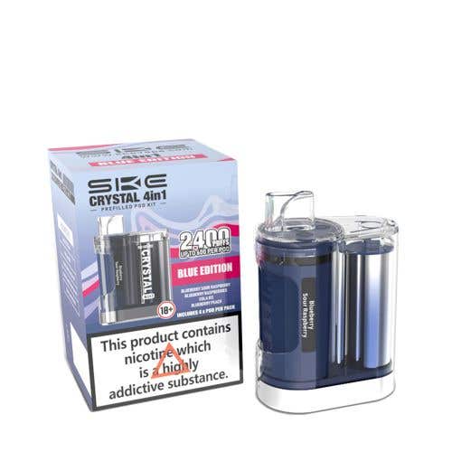 SKE Crystal 4in1 Prefilled Vape Kit - Blue Edition