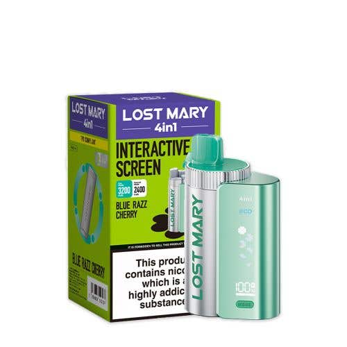 Lost Mary 4-in-1 Prefilled Pod Vape Kit - Blue Razz Cherry