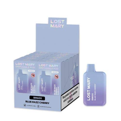 Lost Mary BM600 2% 10 Pack Disposable - Blue Razz Cherry