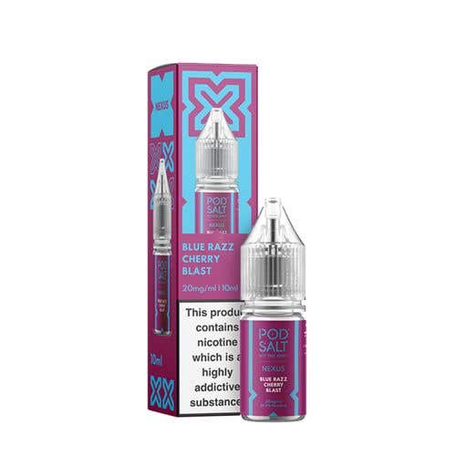 Pod Salt Nexus Blue Razz Cherry Blast Nic Salt E-Liquid