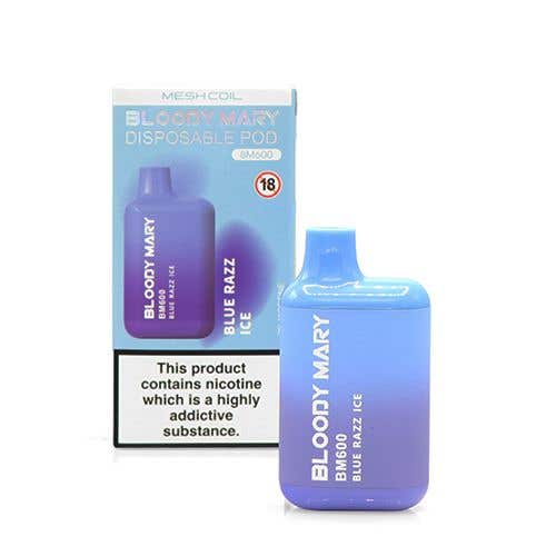 Bloody Mary BM600 Disposable Kit - 20mg - Blue Razz Ice