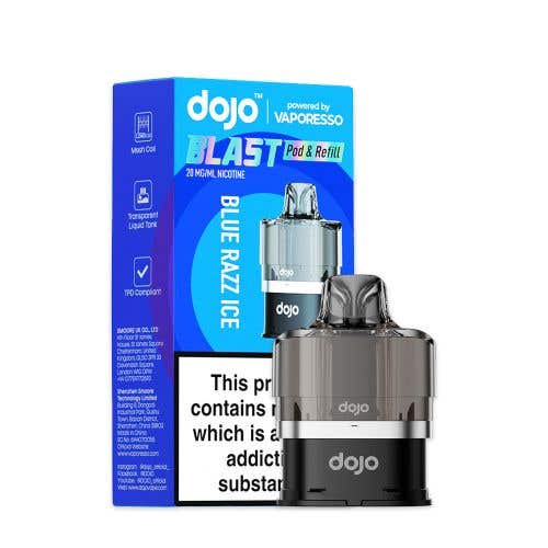 Vaporesso Dojo Blast 6000 Prefilled Vape Pods - Blue Razz Ice