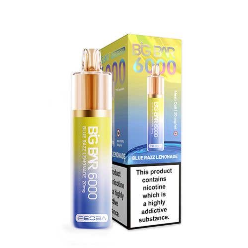 FEOBA Big Bar 6000 Disposable Vape Kit - Blue Razz Lemonade