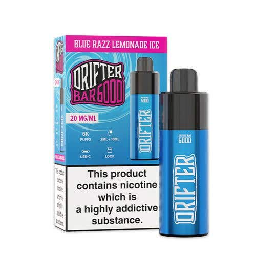 Drifter Bar 6000 Prefilled Pod Vape Kit - Blue Razz Lemonade