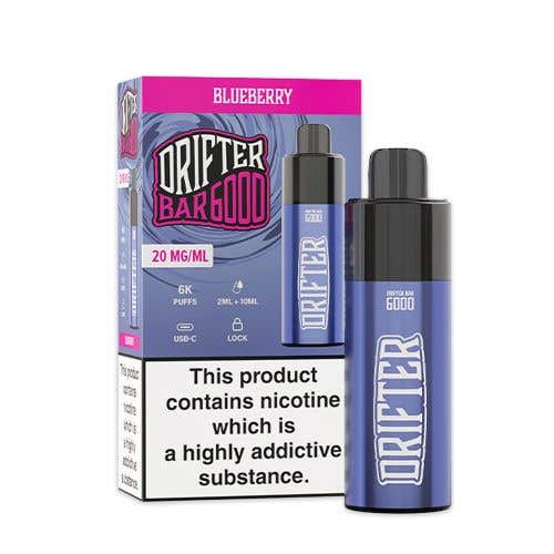 Drifter Bar 6000 Prefilled Pod Vape Kit - Blueberry