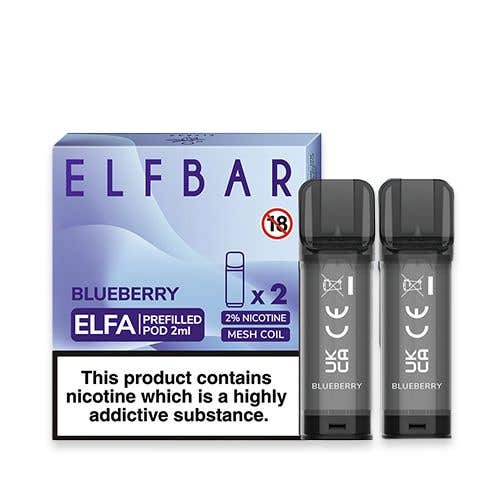 Elf Bar ELFA Prefilled E-Liquid Pods - Blueberry