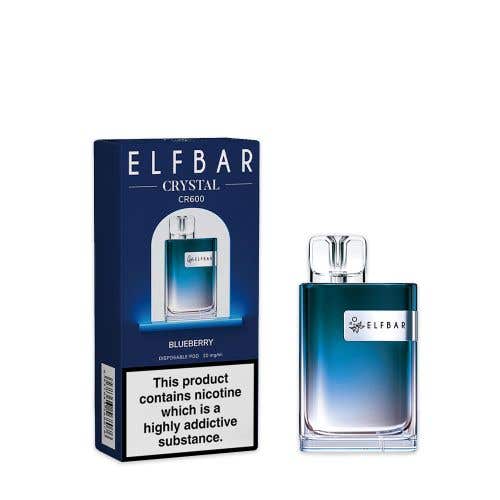 Elf Bar Crystal CR600 Disposable Vape Kit - Blueberry