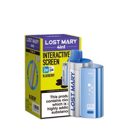Lost Mary 4-in-1 Prefilled Pod Vape Kit - Blueberry