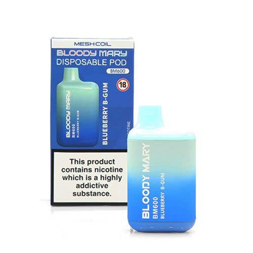 Bloody Mary BM600 Disposable Kit - 20mg - Blueberry B-Gum