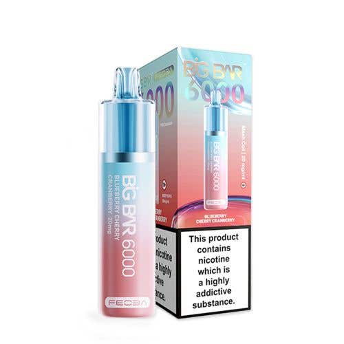 FEOBA Big Bar 6000 Disposable Vape Kit - Blueberry Cherry Cranberry