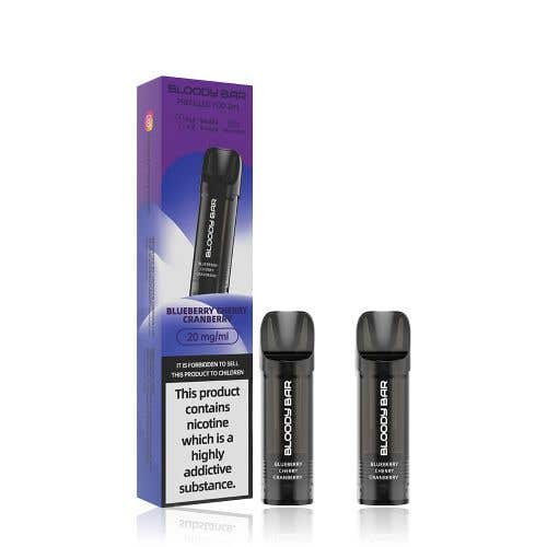 Bloody Mary Bloody Bar Prefilled Vape Pods - Blueberry Cherry Cranberry