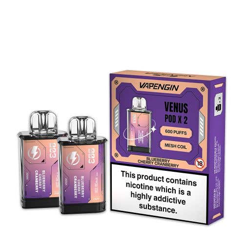 Vapengin Venus Prefilled Vape Pods - Blueberry Cherry Cranberry