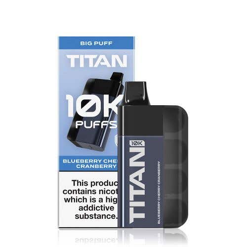 Titan 10K Rechargeable Disposable Kit - Blueberry Cherry Cranberry
