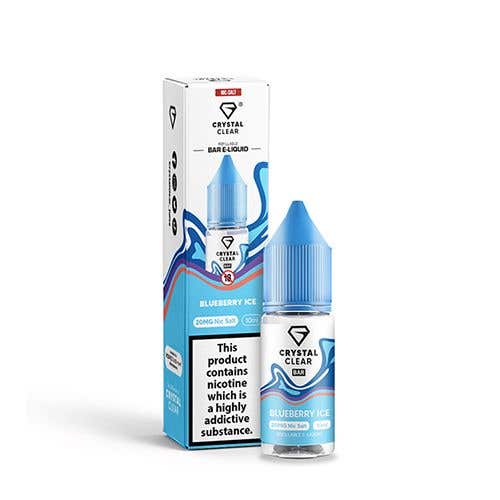 Crystal Clear Bar Salts Blueberry Ice Nic Salt E-Liquid