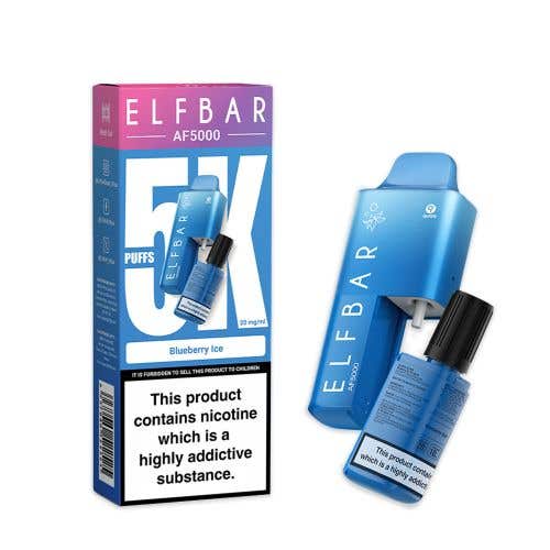 Elf Bar AF5000 Disposable Vape Kit - Blueberry Ice