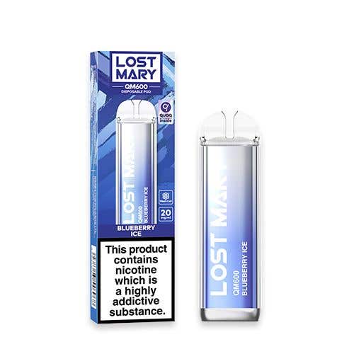 Lost Mary QM600 Disposable Vape Kit - Blueberry Ice