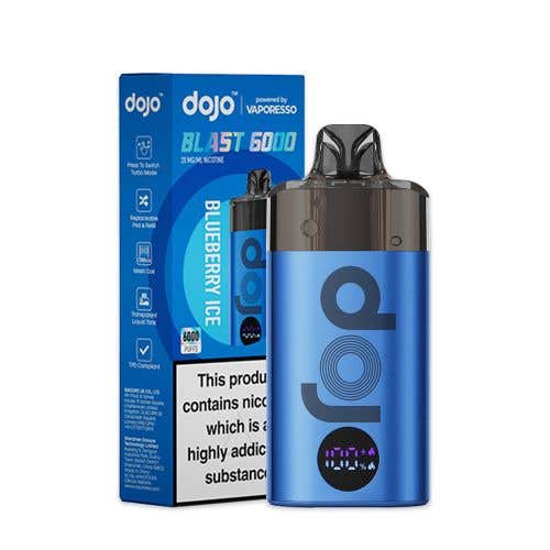 Vaporesso Dojo Blast 6000 Prefilled Pod Kit -  Blueberry Ice