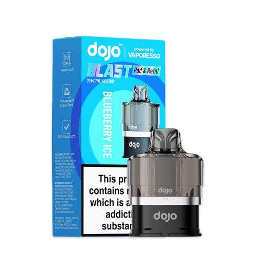 Vaporesso Dojo Blast 6000 Prefilled Vape Pods - Blueberry Ice