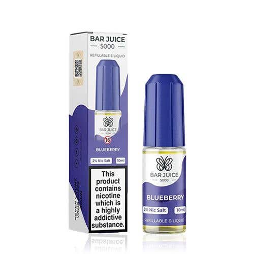 Bar Juice 5000 Nic Salt E-Liquid - Blueberry