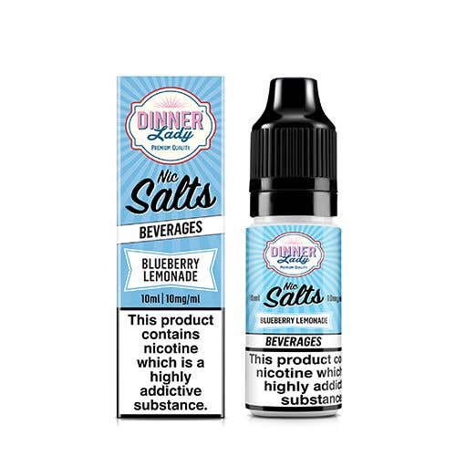 Dinner Lady Blueberry Lemonade Nic Salt Vape Juice - 10mg