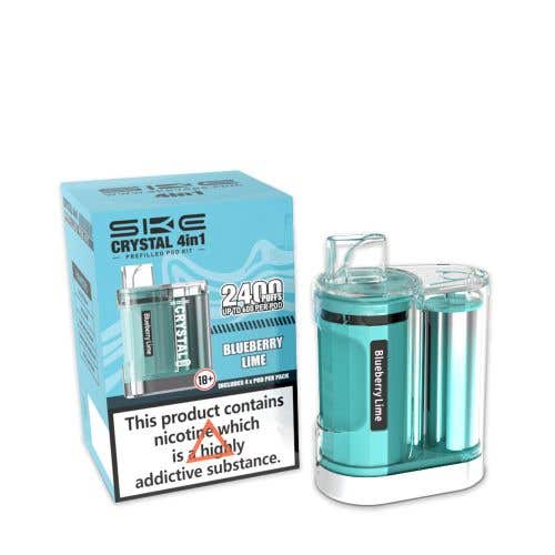 SKE Crystal 4in1 Prefilled Kit - 20mg - Blueberry Lime