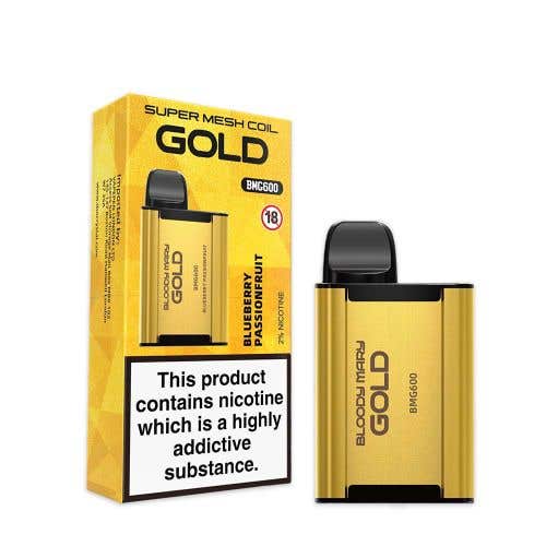 Bloody Mary Gold BMG600 Disposable Vape Kit - Blueberry Passionfruit