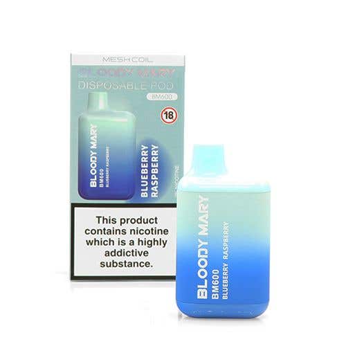 Bloody Mary BM600 Disposable Kit - 20mg - Blueberry Raspberry
