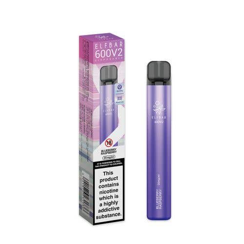 Elf Bar 600 V2 Disposable Kit 2% - Blueberry Raspberry