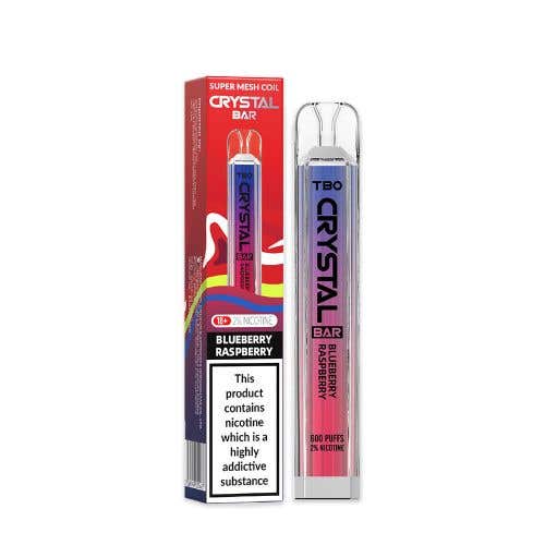 TBO Crystal Bar Disposable Vape Kit - Blueberry Raspberry